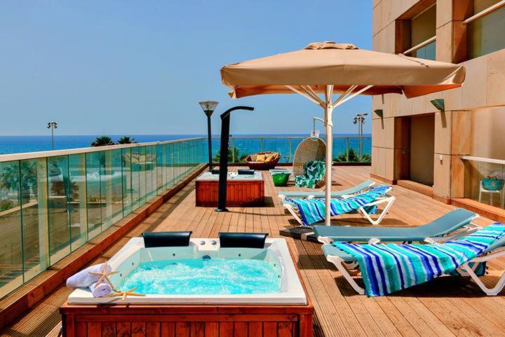 Amazing Suite On The Sea-סוויטה מדהימה על הים Bat Jam Exteriér fotografie